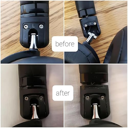 2Pack Replacement Hinge for AKG N60NC Wireless Headphone, Hinge Repair kit Fix Your Slider Broken Pieces Slider Cover, Headset Repair Parts Left and Right (Blue) - color: Blue