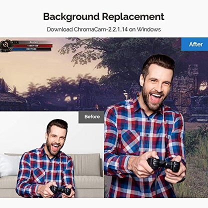 Streaming Webcam 1080P, 960A HD Web Camera USB Web Cam for Gaming Conferencing Video Chatting Mac Windows Desktop Computer Laptop Wide Angle Webcam with Ring Light & Microphone & Tripod