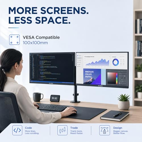 KOORUI 27-inch Computer Monitor, 144Hz FHD VA for Work, Stream & Play | Adaptive Sync, HDR10, 4000:1 Contrast Ratio, 125% sRGB, TÜV Eye Care, HDMI/VGA, VESA Mount and Tilt for Daily Use - size: 27.1
