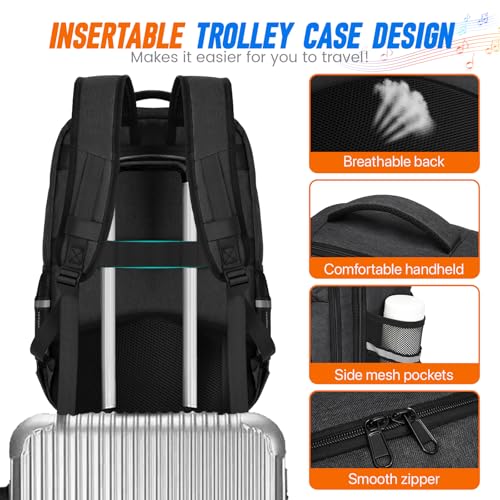 Audio Mixer Travel Case Bag, DJ Mixer Storage Backpack Compatible with RODECaster Pro, RODECaster Pro II, RC Duo, Podcast Mixer Case for Microphones and More Podcast Equipment