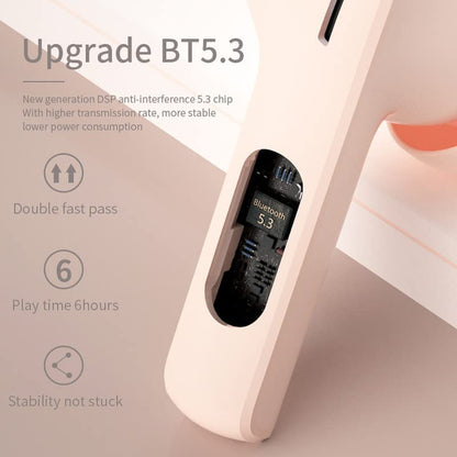 True Wireless Earbuds Bluetooth 5.3 in-Ear Headphones Dual Modes(Game/Music) Wireless Gaming Earbuds 55ms Ultra-Low Latency LED Power Display Bluetooth Earphones TWS Stereo Ear Buds 40H Playtime