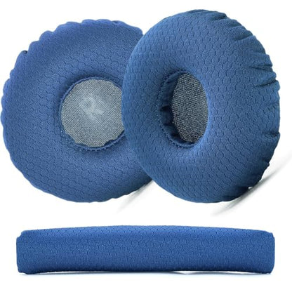Earpads Cushions and Headband Pad Replacement for JBL Tune 600 (600BTNC), 660 (660NC), 670 (670NC) Headphones Headset Ear Pads Cover with Comfortable Mesh and Fabric Memory Foam, Blue