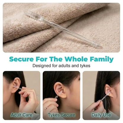 2026 New Reusable Sticky Ear Cleaning Stick, 24 Pcs Ear Wax Removal Tools, Gentle Adhesive Ear Pick for Ear Wax Cleaning, Home Personal Care Kit (24pc) - color: 24pc