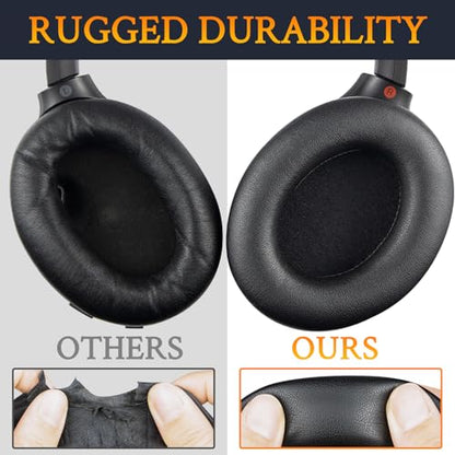 SOULWIT Earpads for Sony WH-1000XM4 - Black | for WH1000XM4 (XM4) Headphones - color: Black