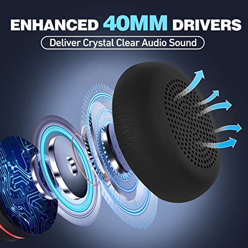 MAIRDI Phone Headset for Cell Phone, PC Laptop Headset with Microphone Noise Canceling, Telephone Headphone 3.5mm Jack for Office Work Computer Teams Video Conference - style: Duo 890D