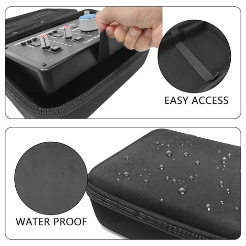 Musiin Premium Audio Interface Case Compatible with SSL2+ MKII OTG(Black) | Hardshell for SSL2 MKII and Antelope Zen Quadro, Audio Interface Storage, Protective Carrying Case - color: SSL2 Black