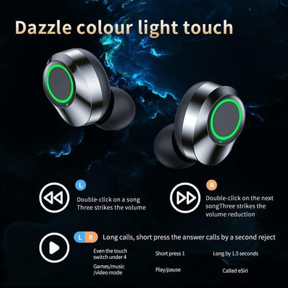 TWS True Wireless Earbuds Bluetooth In-Ear Headphones Waterproof Blue Tooth Ear Buds Wireless Earphones for iPhone Android Phones Invisible Mini Small Earbuds Wireless Bluetooth for Small Ear Canal