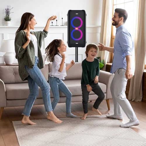Speaker Stand for JBL Partybox 110/100/120, Adjustable Height | All-Metal Heavy Base, Holds 44 lbs, Sturdy Floor Stand for JBL Partybox 100/110/120,Household, party, performance