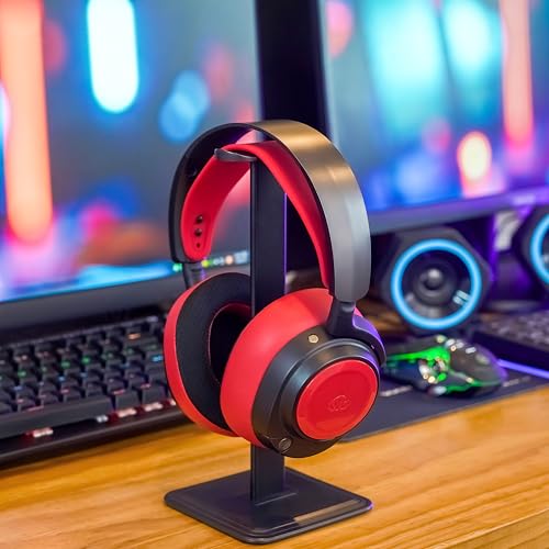 WC Side Plates for Arctis Nova Pro Wireless, Pro Wired & Nova Elite | Made by Wicked Cushions | Also fits Nova Pro Omni, 7, 7X & 7P | Red - color: Red