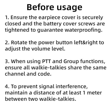T3G Heavy Duty Walkie Talkies, IP67 Waterproof Two Way Radio with Earpiece, Triple Proof, Three Charging Options, USB, NOAA, Emergency GMRS 2 Way radios(6 Pack), Black/Grey