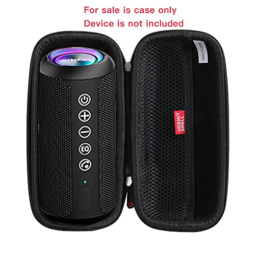 Hermitshell Hard Travel Case for Ortizan Portable Bluetooth Speaker (1nd Gen) (Black) - color: Black