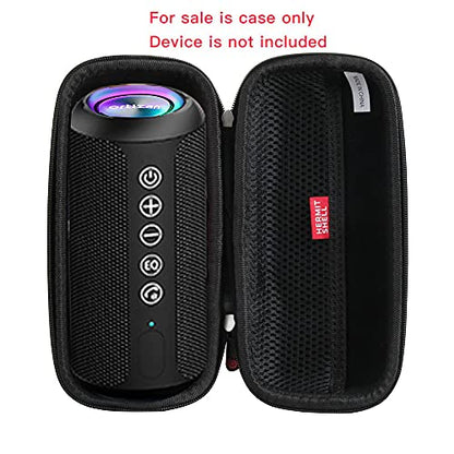 Hermitshell Hard Travel Case for Ortizan Portable Bluetooth Speaker (1nd Gen) (Black) - color: Black