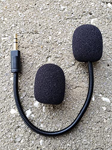 TNE Electra V2 Mic Replacement Detachable Game Microphone Boom for Razer Electra USB V2 PS4 Pro PS5 Xbox One X Computer PC Gaming Headsets 3.5mm Jack Noise Cancelling