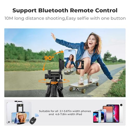 K&F CONCEPT 68" Camera Tripod Lightweight Portable DSLR Tripods