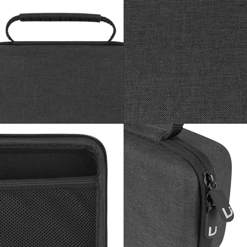 Linkidea 오디오 인터페이스 하드 케이스, Focusrite Scarlett 2i2 3세대와 호환되는 보호 하드 쉘 여행용 휴대용 가방 (그레이)