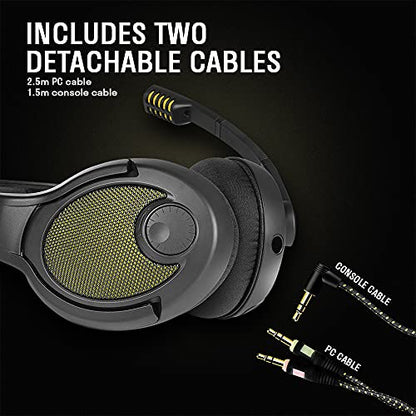 DROP + Sennheiser PC38X Gaming Headset — Noise-Cancelling Microphone with Over-Ear Open-Back Design, Velour Earpads, Compatible with PC, Gaming Consoles, and Mobile Devices, Black (Renewed)