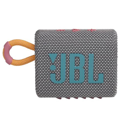 JBL Go 3 Portable Speaker with Bluetooth - Gray (Renewed) - color: Grey