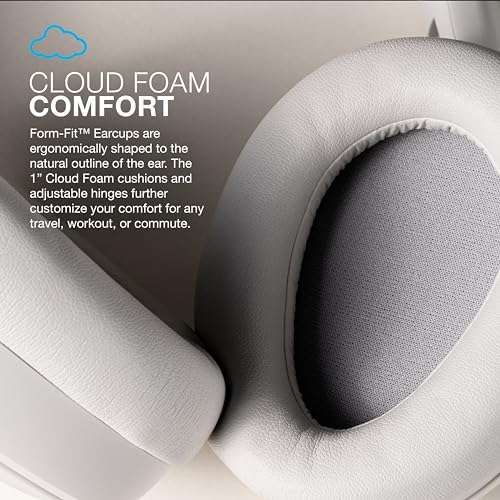 JLab JBuds Lux ANC Wireless Over-Ear Headphones, Cloud White - color: Cloud White