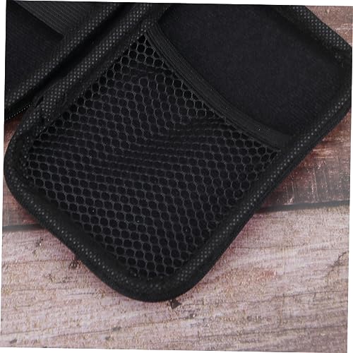 2 Pack EVA Storage Case with Smooth Zipper for Headphone Storage | Black Travel Pouch, Hard Shell Construction, Proper Seal, Outdoor Use, Compact Case for Small Items
