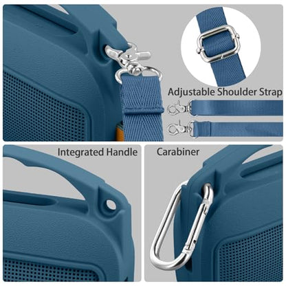 Silicone Cover for Bose SoundLink Flex Portable Speaker 2nd Gen | Scratch-resistant, Unhindered Sound, Silicone Construction, Portable Carrying Silicone Cover, Twilight Blue Silicone Cover - color: Twilight Blue Cover