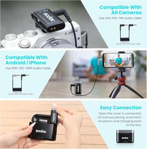 GODOX WEC-S Kit2 Wireless Microphone System for Sony Camera