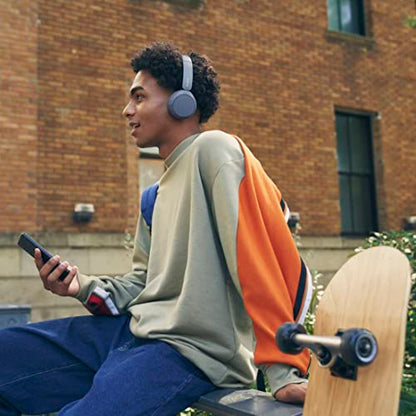 Sony WH-CH520 Best Wireless Bluetooth On-Ear Headphones with Microphone for Calls and Voice Control, Up to 50 Hours Battery Life with Quick Charge Function, Includes USB-C Charging Cable - Blue - color: Blue