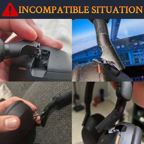 SOULWIT Hinge for Sony WH-1000XM5 - Smoky Pink | Protective Connectors for WH1000XM5(XM5) Headband Side Cover Slider to Fix and Prevent Breakage - color: Smoky Pink