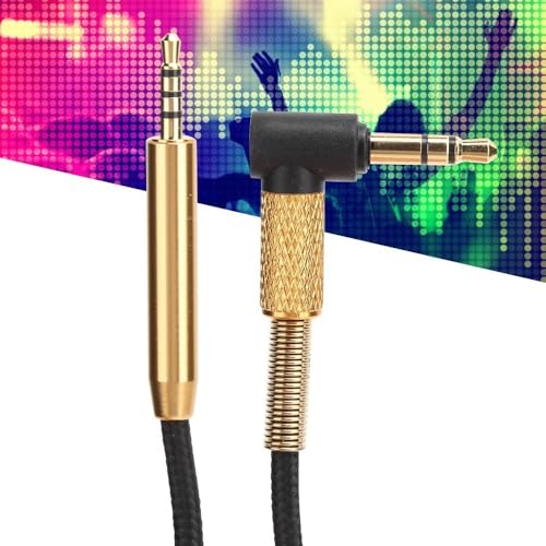 OFC Copper 2.5mm to 3.5mm Audio Cable Core Aux Cord for Headphones Plug and Play Stereo Jack Cable Compatible for AKG Y40 Y50 Y45(Without Mic) - style: Without Mic