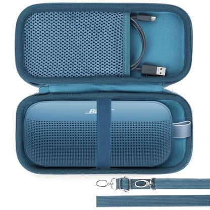 Lebakort Hard Case Compatible with Bose SoundLink Flex 2nd Gen/Bose SoundLink Flex Portable Speaker, Blue Dusk Case - color: Blue Dusk Case