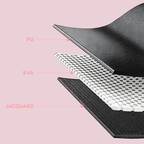 Hard Headphone Case for JLab JBuds Lux ANC/Raycon The Everyday, Pink | Foldable Over-Ear Headphones Travel Carrying Case, Mesh Pocket, Hard Eva Shell - color: Pink