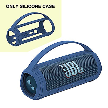 JCHPINE Silicone Cover Case for JBL Flip 6 Portable Bluetooth Speaker - color: Blue Cover
