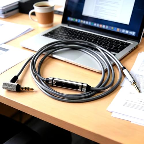 FAAEAL Replacement Audio Cable Aux Cord 3.5mm to 2.5mm Wire Compatible with Bose QC45 QC35II QC25 SoundTrue Soundlink On-Ear2 OE2 OE2i JBL 710BT 660NC Headphone for Musician Audiophile 6.5ft w/mic - size: 6.5ft w/mic