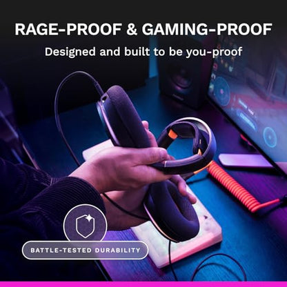 GLORIOUS GHS Eternal RGB - Stereo RGB Gaming Headset for PC, PS5, PS4, Switch - Custom Tuned Angled Drivers, Adjustable Crystal Clear Detachable Mic, USB-C - Durable, All Day/Night Comfort - Black - color: Black RGB