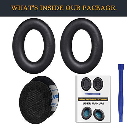 SoloWIT Earpads for Bose Headphones - Full Black - color: Full Black