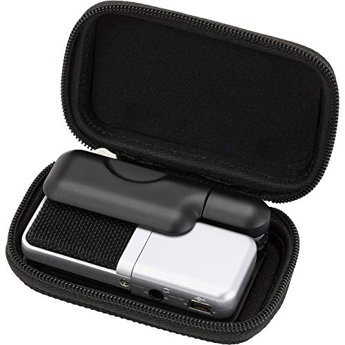 SAMSON Go Mic Portable Clip-on USB Condenser Microphone (Titanium)- USB 2.0 Hub with Individual LED lit Power Switches + Cleaning Cloth – Deluxe Bundle Great for Podcasting and Field Recording