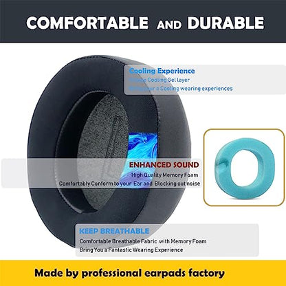 Earpads Replacement Cushion Compatible with 7.1 PC Gaming Headset AW510H,AW310H Cool Gel Ear Pads with Cooling Gel Layer
