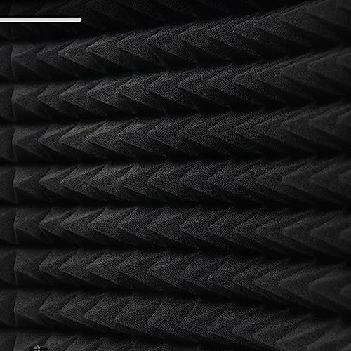 Microphone Isolation Shield Studio Recording Professional Mic Sound Absorbing Foam for Broadcast 3 Panels