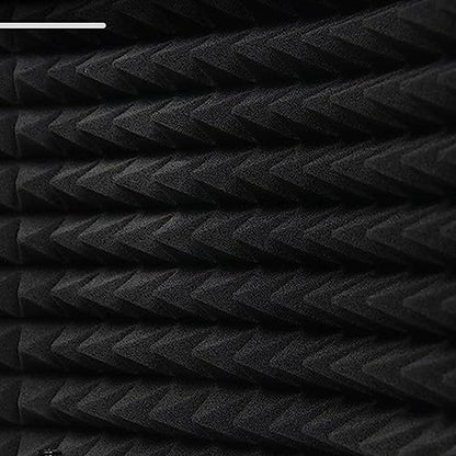 Microphone Isolation Shield Studio Recording Professional Mic Sound Absorbing Foam for Broadcast 3 Panels