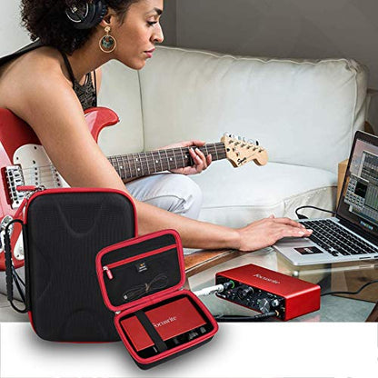 Case for Focusrite Scarlett 2i2 4th Gen USB Audio Interface (Case Only)