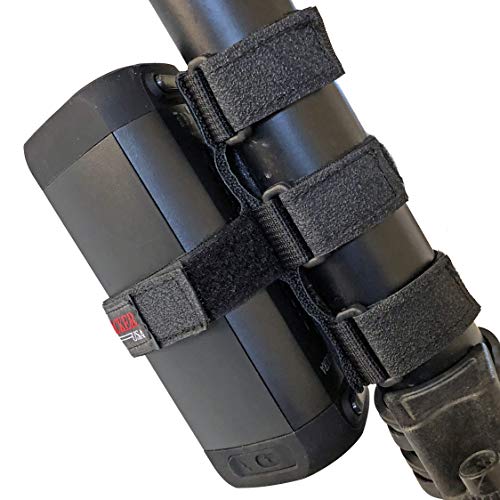 Bushwhacker UTV and Wakeboard Tower Speaker Mount - Adjustable Non-Slip Strap for Roll Bars - Fits Bluetooth Portable Speakers Up to 12" - Cage, Side-by-Side, Boat Accessory