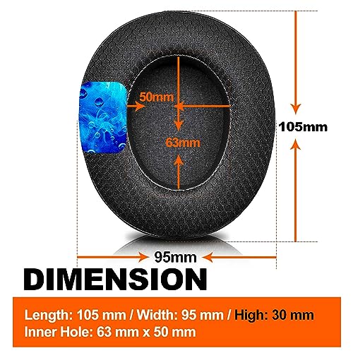 Nova Pro Wireless Replacement Ear Pads - Compatible with Steelseries Arctis Nova Pro Wireless by LTYIVABHTTW I Improved Durability & Sound (Hybrid Cooling Gel Mesh)