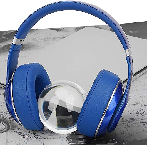 Replacement Ear Pads Cushions for Beats Studio 2 & Studio 3 Wired & Wireless Headphones, Earpads with Soft Protein Leather, Noise Isolation Memory Foam, Added Thickness - Blue - color: Blue