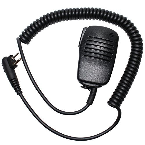 Two-Way Radio Shoulder Speaker Microphone Replacement for Motorola BC130 | Handheld Push-to-Talk (PTT) Mic Compatible with Motorola BC130