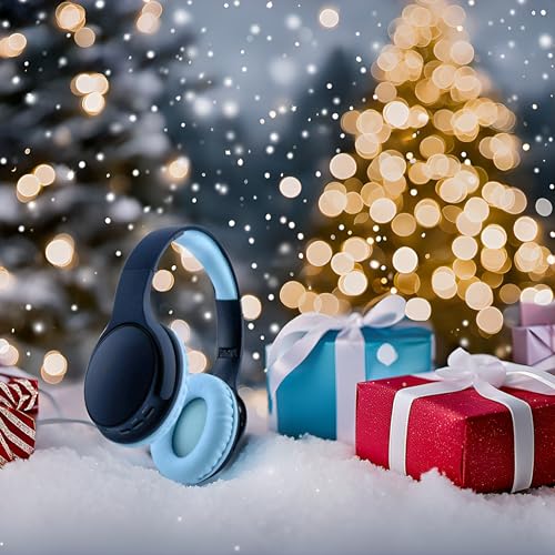 Kids Wireless Headphones, Bluetooth Toddler Headphones,Over Ear Isolation Headphone Foldable with Built-in Mic for Cell Phones TV Tablet School Network Boys Girls (e6 Blue) - color: e6 blue