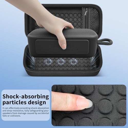 GWCASE Hard Protective Case for Bose SoundLink Plus Portable Speaker, Black