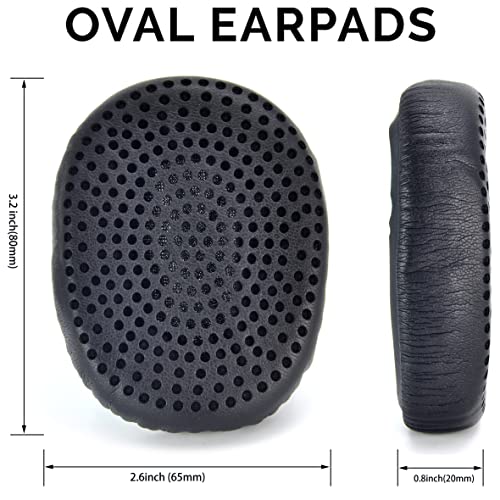 Riff Earpads - defean Replacement Ear Cushion Ear Pads Compatible with Skullcandy Riff Wireless On-Ear Headphones (Black) - color: Black