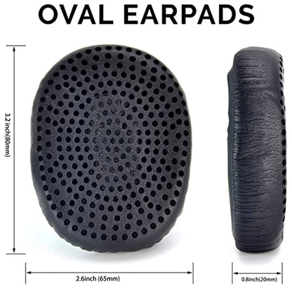 Riff Earpads - defean Replacement Ear Cushion Ear Pads Compatible with Skullcandy Riff Wireless On-Ear Headphones (Black) - color: Black
