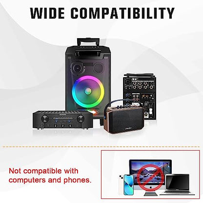 VeGue Wireless Microphone, UHF Cordless Dual Handheld Dynamic Mic Set with Rechargeable Receiver, for Karaoke Party, Voice Amplifier, PA System, Singing Machine, Church, Wedding, Meeting, 200ft (WM-2)