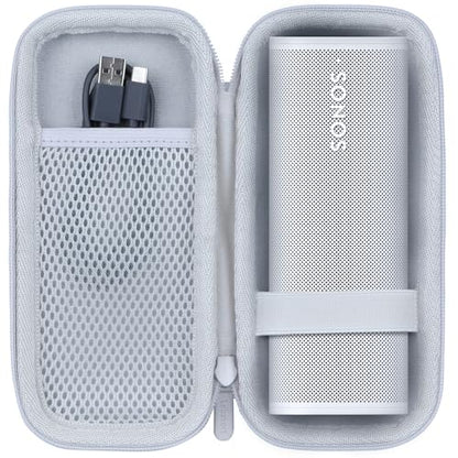 Lebakort Hard Case Compatible with Sonos Roam 2 Portable Waterproof Speaker - color: Off White Case