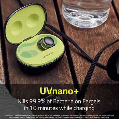 LG Tone Free Fit TF8 - IP67 Sports Wireless Earbuds with Plug & Wireless, Secure & Comfort Fit, ANC, UVnano, Multi-Point, 30 Hours Long Lasting Battery, Meridian Sound
